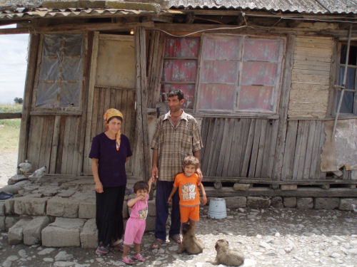 Ali Azimov and family (Agsu, Azerbaijan)