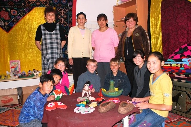 A Kiva entrepreneur in Kyrgyzstan who has also created a Center of Temporary Stay for Orphaned Children using her own funds and resources. Click to learn more.