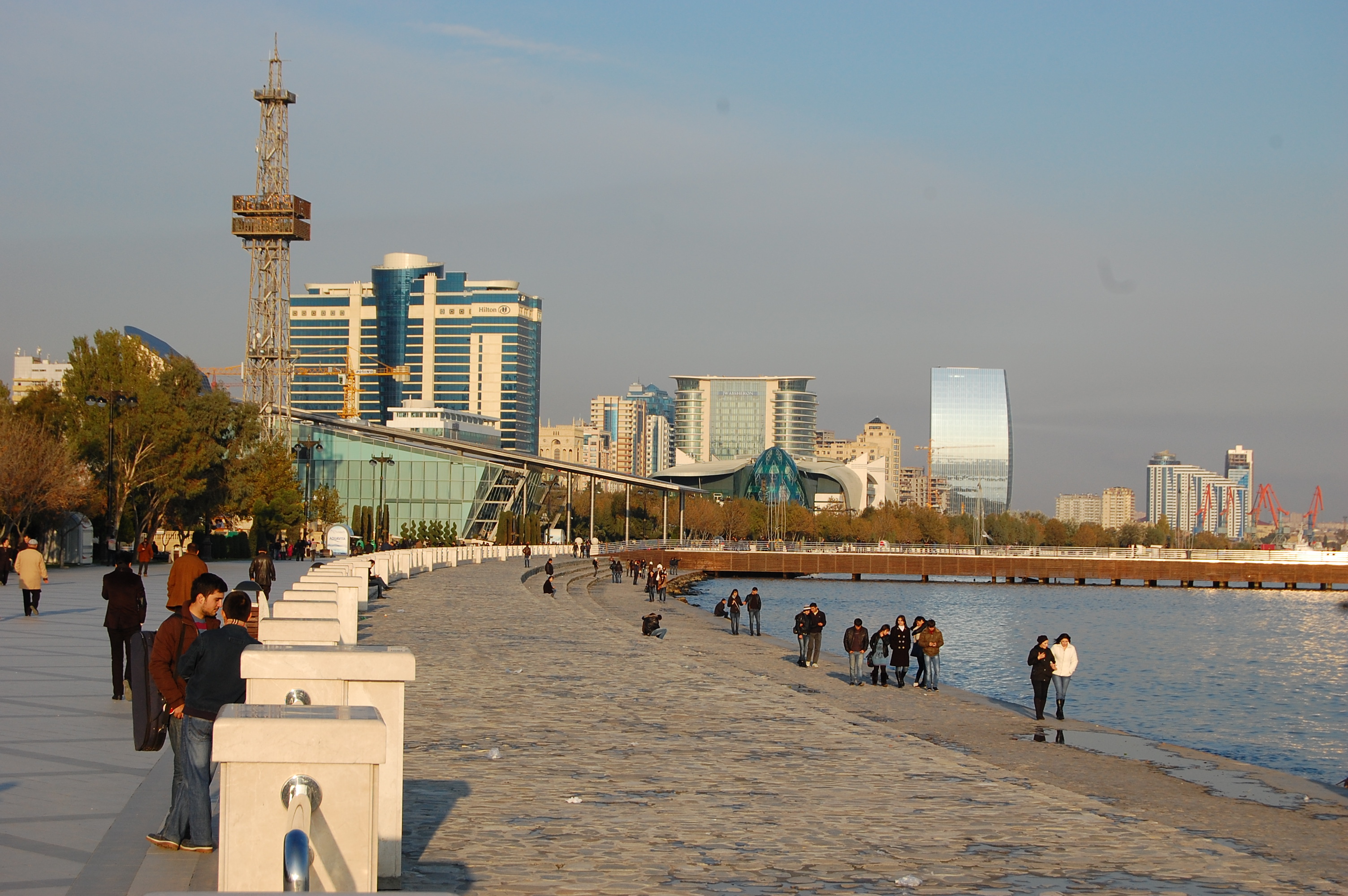 The seaside Bulvar of Baku - Chris Paci, Azerbaijan