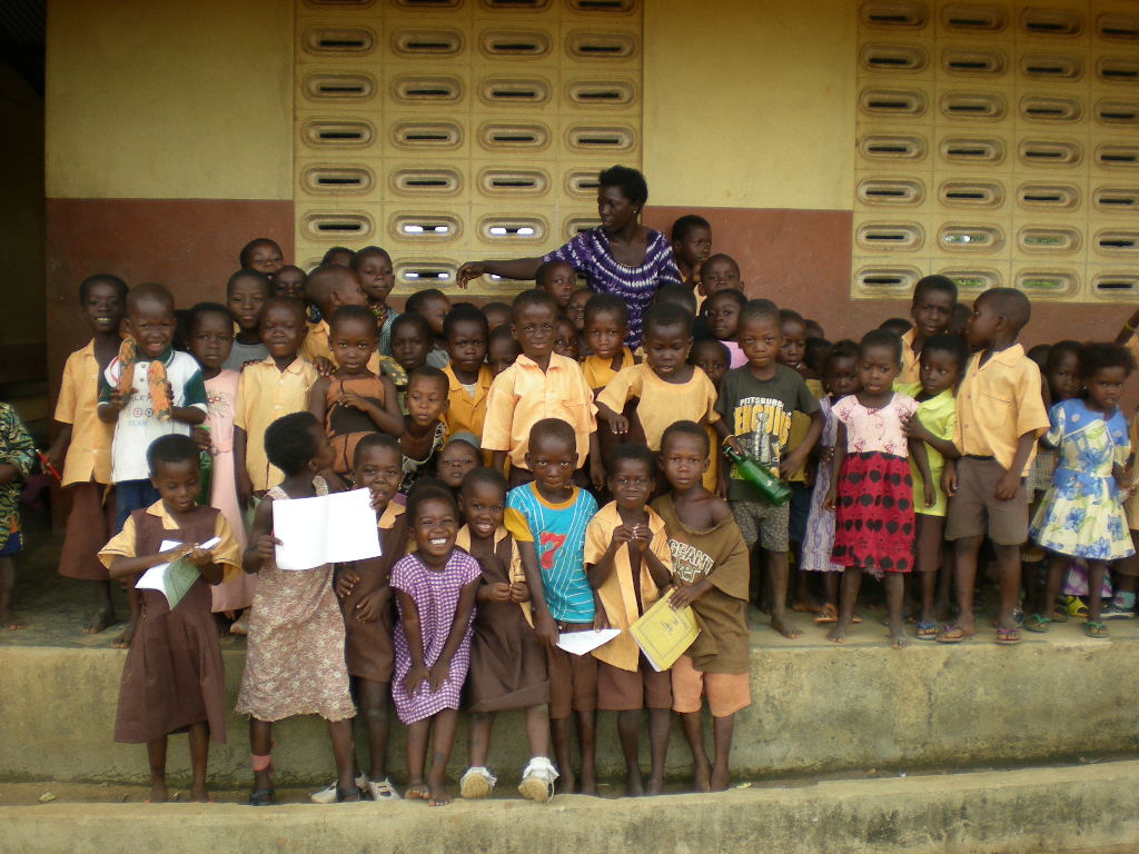 Rebecca Aidoo’s kindergarten class