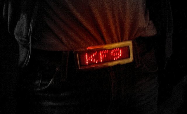 Fall 2009's must have accessory: KF9 Digital Belt Buckle