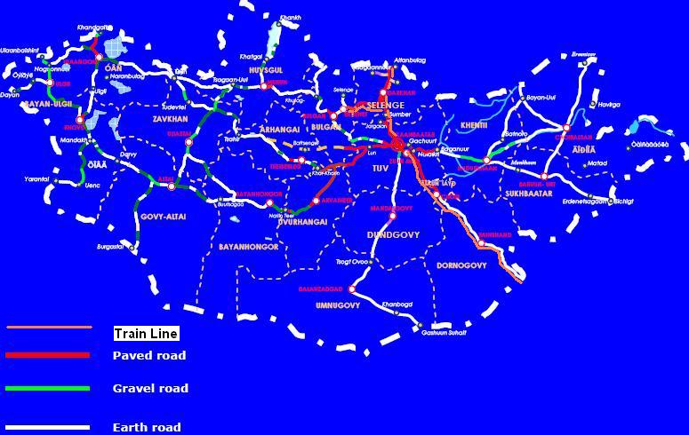 Mongolia Road Infrastructure