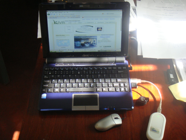 Asus Netbook with Vodacom 3G card