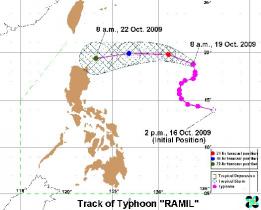 Tracking "Ramil" - Northern Luzon, Philippines